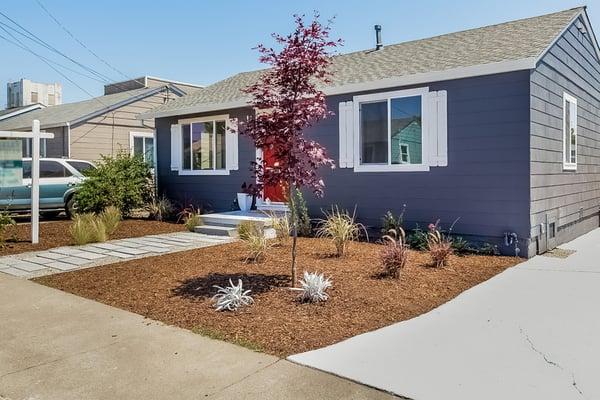 Fabulous completely renovated bungalow in the burgeoning West Berkeley Design Loop area.