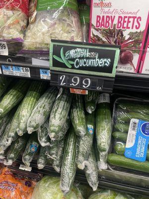 English cucumbers