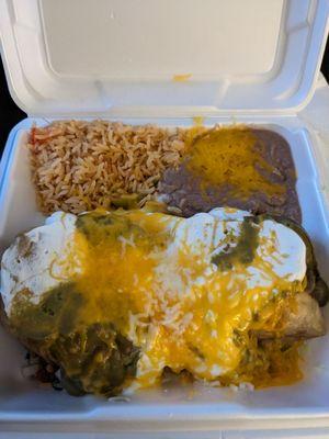 19. Chimichanga Combination Plate