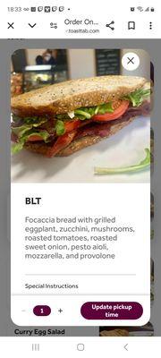 BLT with the wrong description