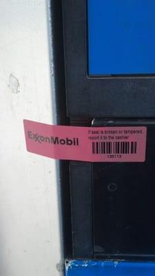 Watch for the tamper tape. many times  crooks put card skimmers inside pumps and ripoff card information. Dont go chevron