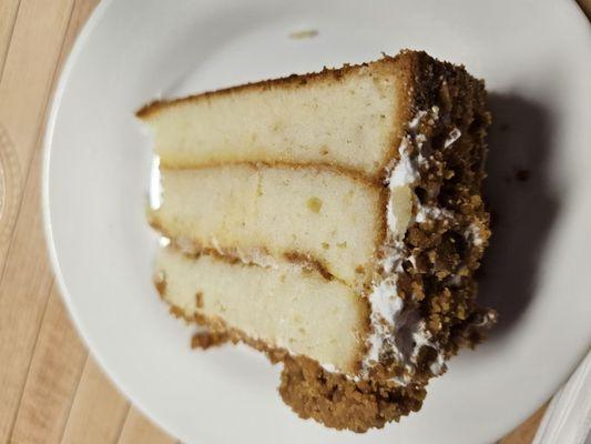 Lemon crunch cake $5.75