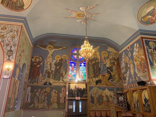 Beautiful wall art, St John Greek Orthodox Church, Swann & Armenia, SoHo, South Tampa