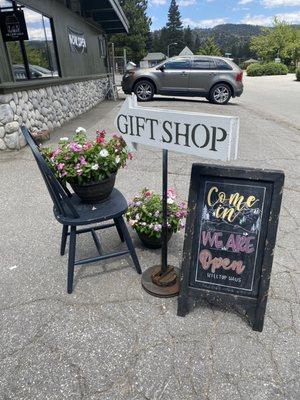 Hilltop Haus, a delightful gift shop.