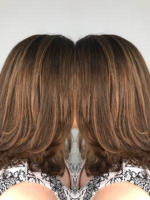 cut and color by Kiran