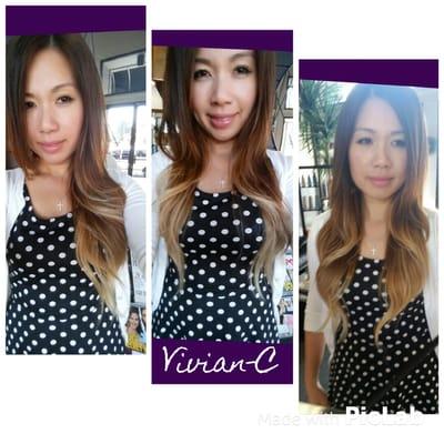 Caramel/blonde ombre by Vivian Concepcion