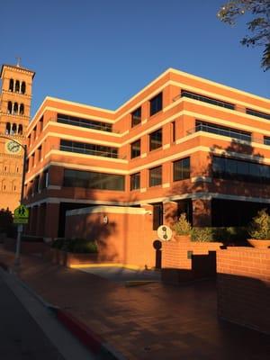 You would think this beautiful red brick building was waiting for a hurricane the way it's built!