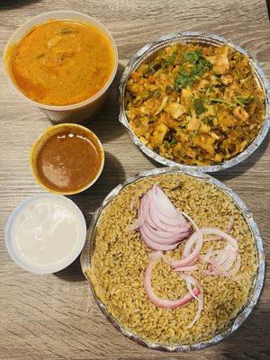 Vegetable Kothu Special Chicken Curry Special Egg Biryani