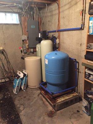 Water treatment install for a customer in Woodbury, CT.