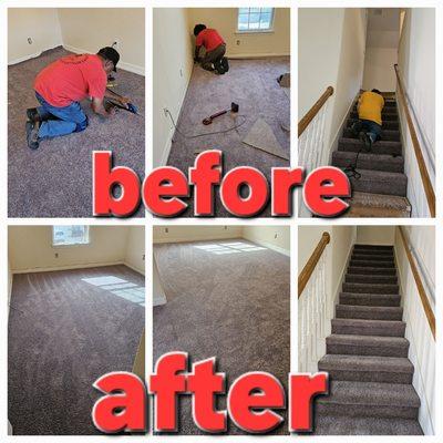 Carpet and pad installation ph 8324350305