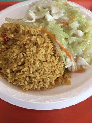 Chicken Chow Mein for a late lunch on the road