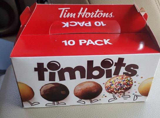 Timbits.... fresh soft and melt in your mouth donut holes