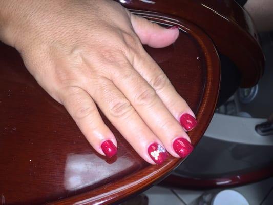 Christmas and New Years festive nails by Rose!