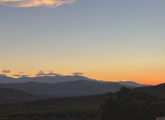 Sunset, where I enjoyed the second half of my sandwich