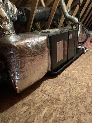 March 2021 Goodman Natural Gas Furnace Install in Stephens City, VA.