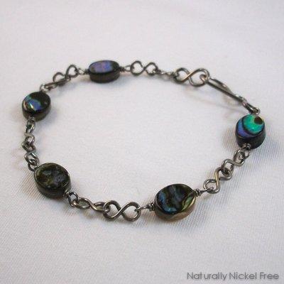 Abalone Niobium Bracelet at Naturally Nickel-Free https://www.naturallynickelfree.com/product/Abalone-Niobium-Bracelet/205?cp=true&sa=false&