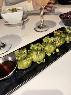 Emerald Vegetable Dumplings