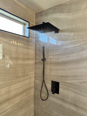 Shower head installation