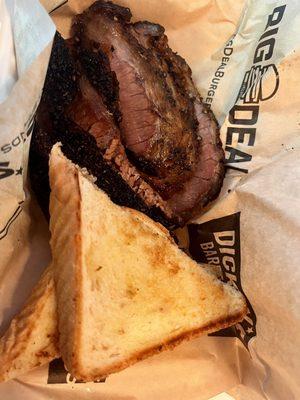 Sliced brisket