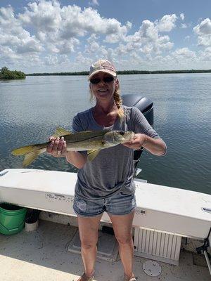 One of many Snook caught today!