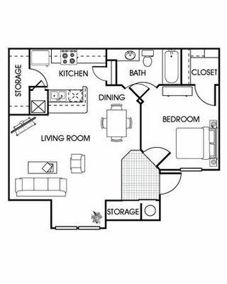 1 Bedroom 1 Bath