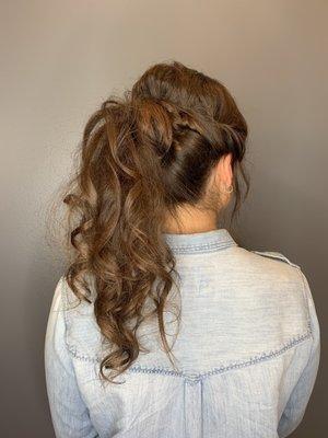 Up do and braid