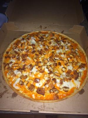 Buffalo chicken pizZa! Best I have ever had!