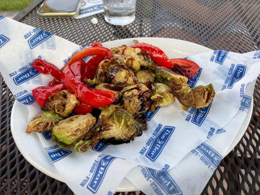 Roasted Brussels Sprouts appetizer