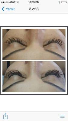 Lash extensions by Yamit