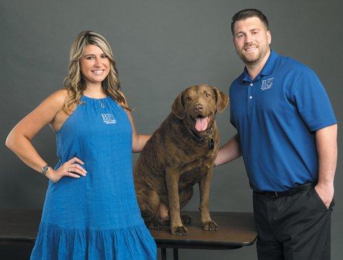 The owners of Bailey Family Insurance (Christine, Gunner, and Mark Bailey).