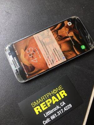 Samsung galaxy s7 broken glass