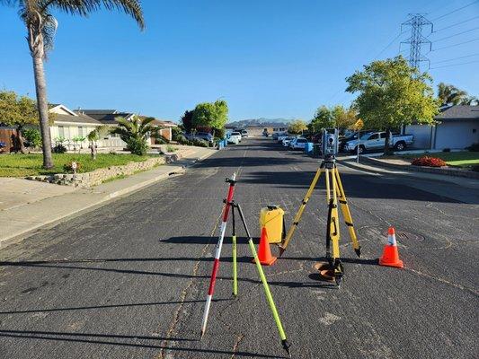 Transit Land Surveying