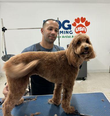 Nina Happy after her Haircut from Tito !!