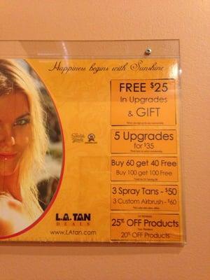 More prices / packages @ La Tan