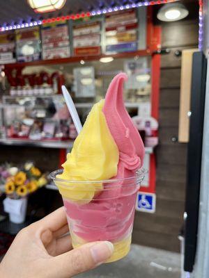 Strawberry dole whip