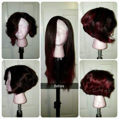 Custom made wig