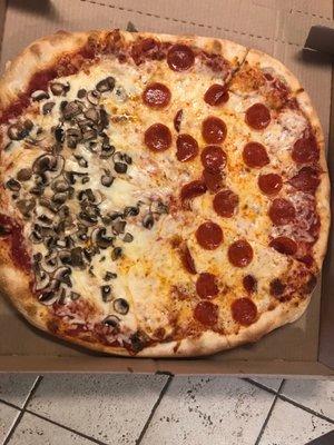 Outstanding pizza