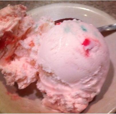 Peppermint ice cream