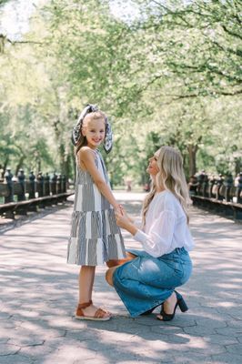 Family photoshoot in Central Park, New York