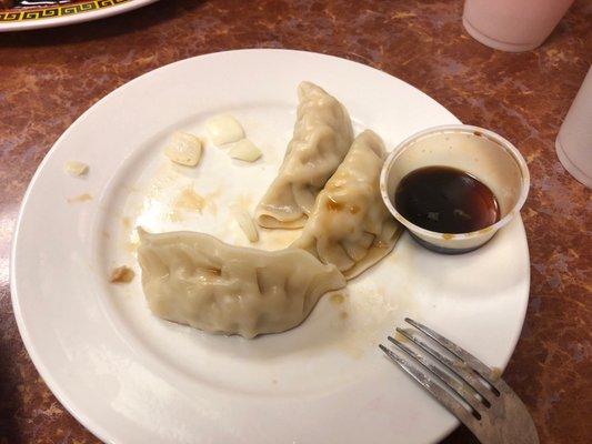 Delicious steamed dumplings (ate a lot of them already) delicious!