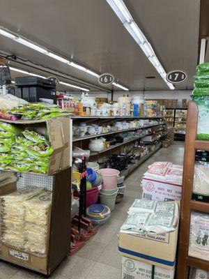 Inside Economy Market, San Leandro, CA.