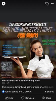 Service Industry Night