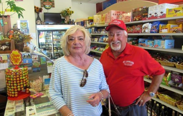 Claudia and Gordon F. Wilczynski of Clinton Twp. Michigan enjoy Taste of Europe Deli in West Palm Beach, FL. So does Donald Trump. DETROIT