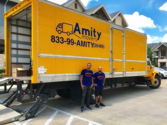 2 Men Crew with large 26ft Truck.