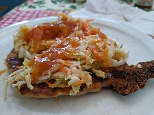 Pupusa (refried the next day). 5 out of 5