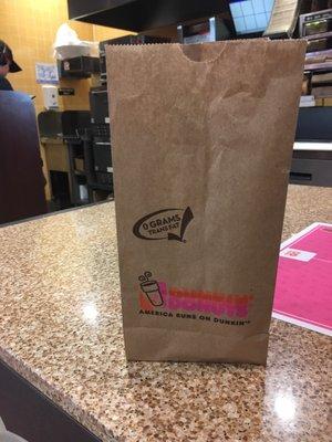 Breakfast on the go! America runs on Dunkin