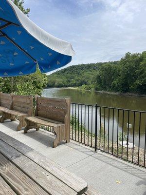 River view as seen from patio