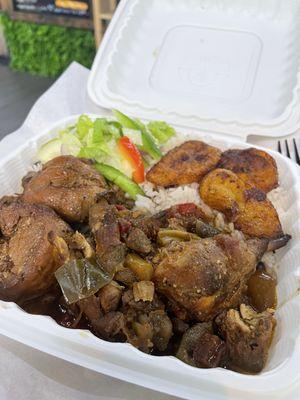 Stew Chicken Plate