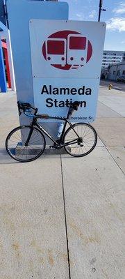 Station sign