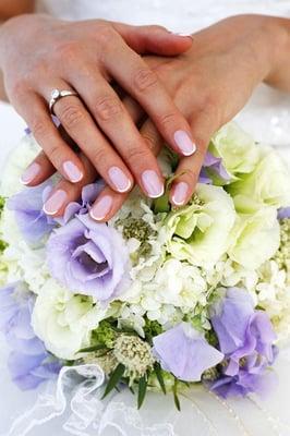 Nail wedding design . You can bring any sample design to the Nail Tech Team and they will do for you !